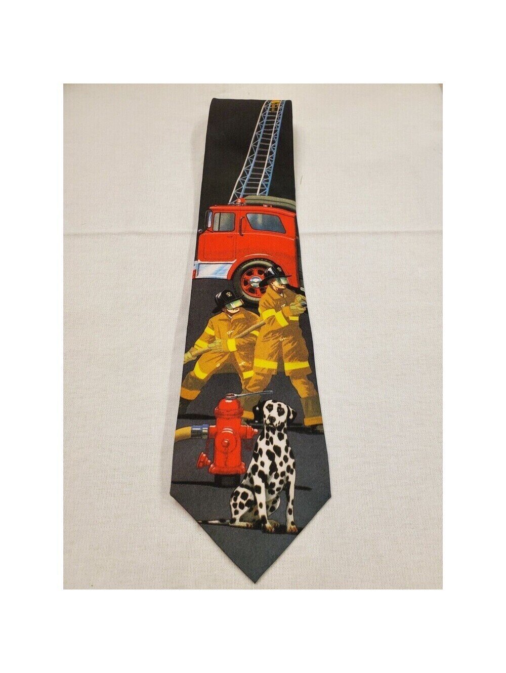 Vintage New w/out Tags 1995 Ralph Marlin Fireman Tie